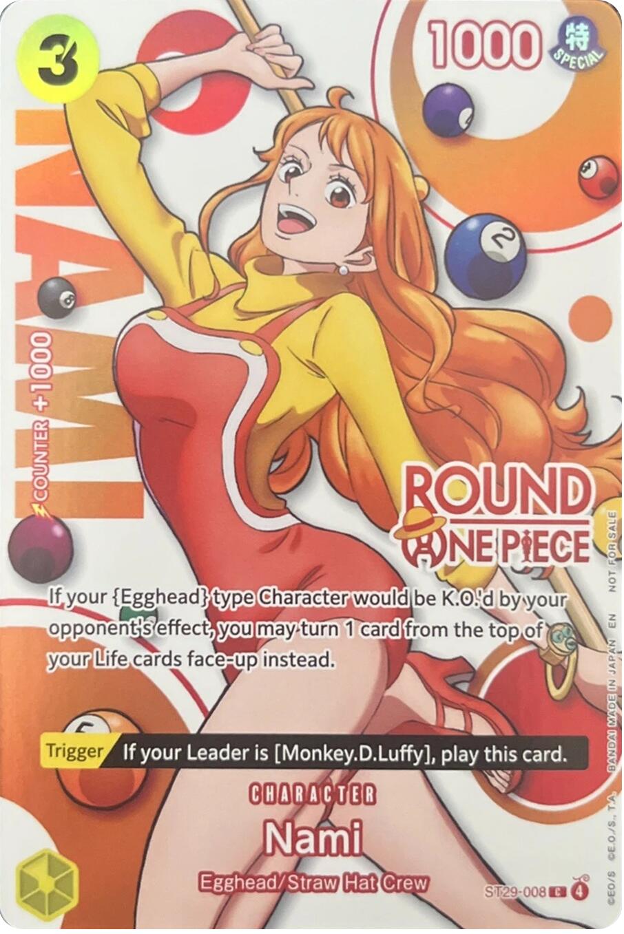 Nami (Round 1 Promo) [One Piece Promotion Cards] | Total Play