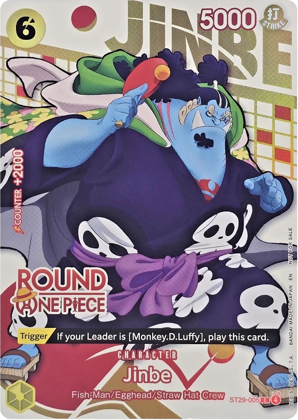 Jinbe (Round 1 Promo) [One Piece Promotion Cards] | Total Play