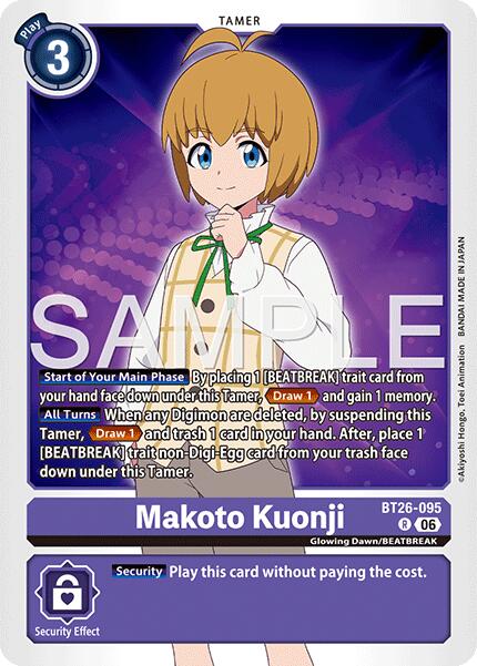 Makoto Kuonji [BT26-095] [Timeless Bonds] | Total Play