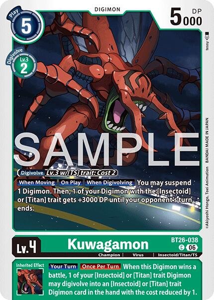 Kuwagamon [BT26-038] [Timeless Bonds] | Total Play