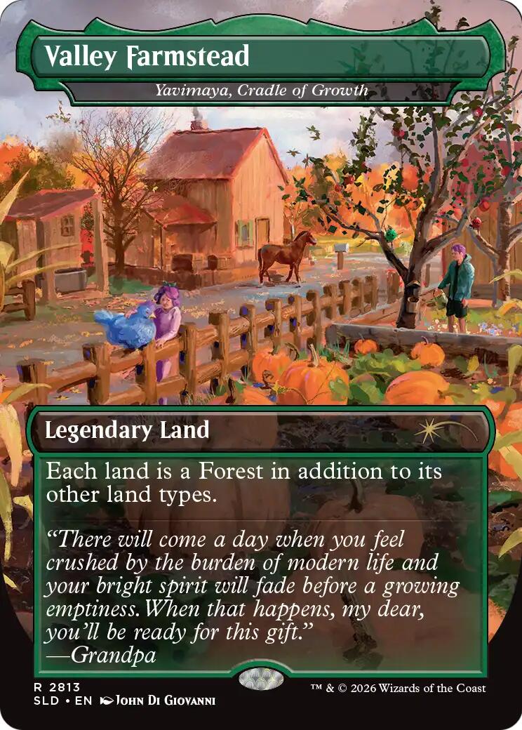Valley Farmstead - Yavimaya, Cradle of Growth [Secret Lair Drop Series] | Total Play