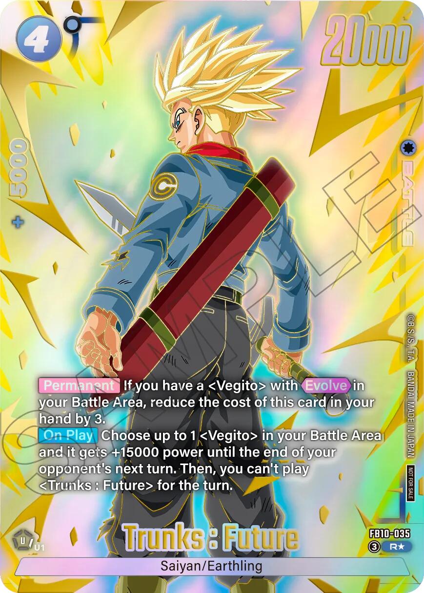 Trunks : Future (FB10-035) (Limited Pack 26-27 WAVE2) [Fusion World Tournament Cards] | Total Play