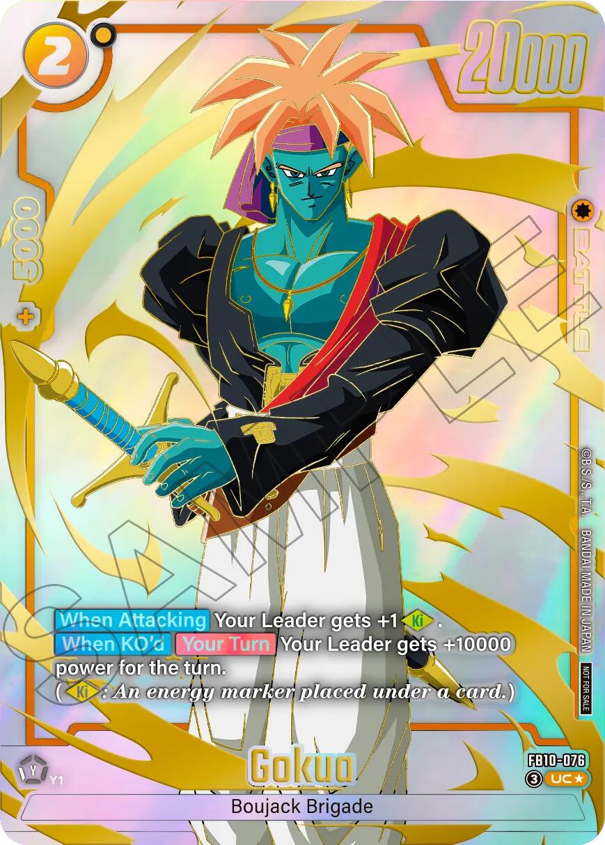 Gokua (FB10-076) (Limited Pack 26-27 WAVE2) [Fusion World Tournament Cards] | Total Play