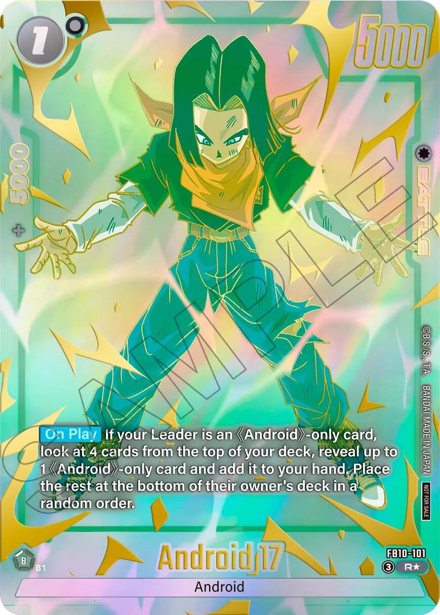 Android 17 (FB10-101) (Limited Pack 26-27 WAVE2) [Fusion World Tournament Cards] | Total Play