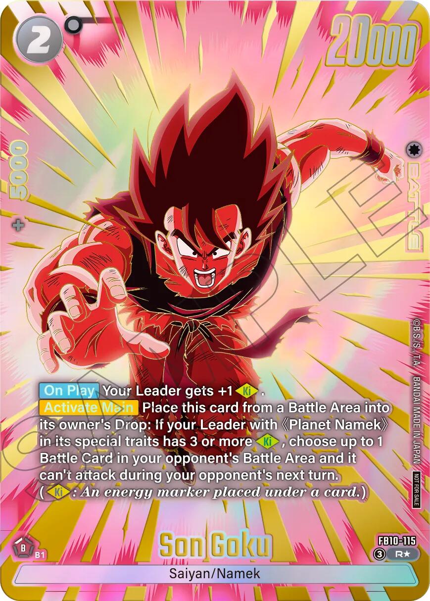 Son Goku (FB10-115) (Limited Pack 26-27 WAVE2) [Fusion World Tournament Cards] | Total Play