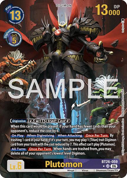 Plutomon [BT26-059] (Alternate Art) [Timeless Bonds] | Total Play