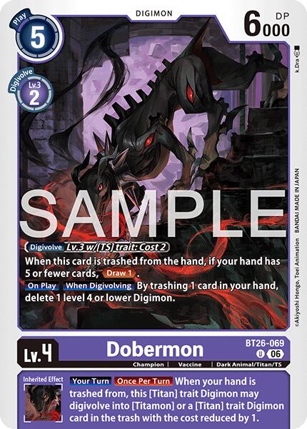 Dobermon [BT26-069] [Timeless Bonds] | Total Play