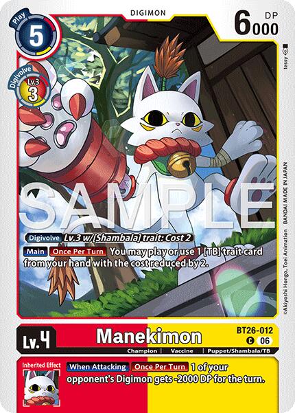 Manekimon [BT26-012] [Timeless Bonds] | Total Play