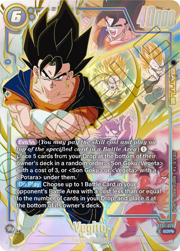 Vegito (ST01-070) (Super Alternate Art) [Story Booster 01] | Total Play