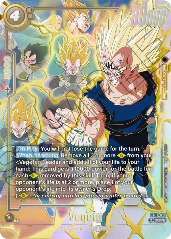 Vegeta (ST01-071) (Super Alternate Art) [Story Booster 01] | Total Play