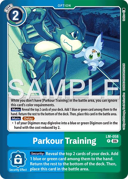 Parkour Training [LM-058] [Limited Card Pack -Final Crest-] | Total Play
