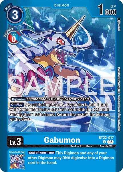 Gabumon [BT22-017] [Limited Card Pack -Final Crest-] | Total Play