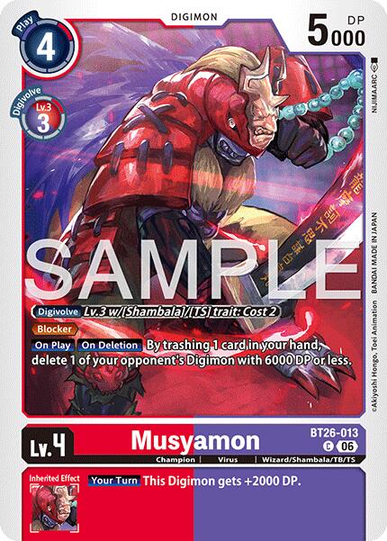 Musyamon [BT26-013] [Timeless Bonds] | Total Play