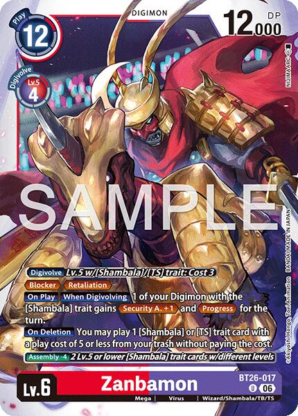 Zanbamon [BT26-017] [Timeless Bonds] | Total Play