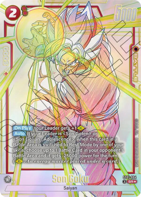 Son Goku (ST01-004) (Alternate Art) [Story Booster 01] | Total Play