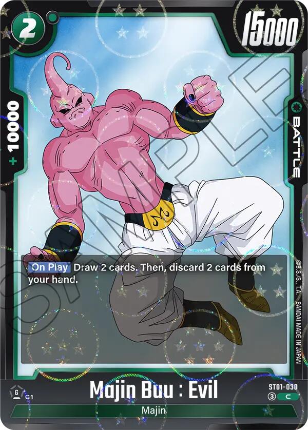 Majin Buu : Evil (ST01-030) (Dragon Ball Pattern) [Story Booster 01] | Total Play