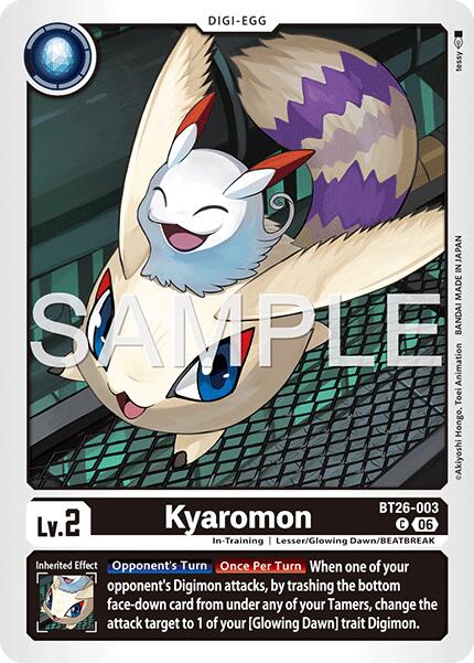 Kyaromon [BT26-003] [Timeless Bonds] | Total Play