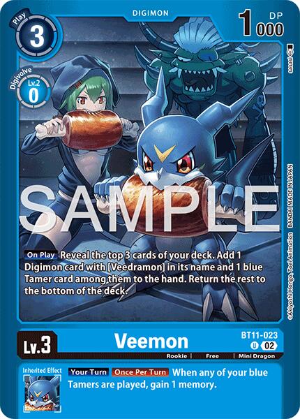 Veemon [BT11-023] [Limited Card Pack -Final Crest-] | Total Play