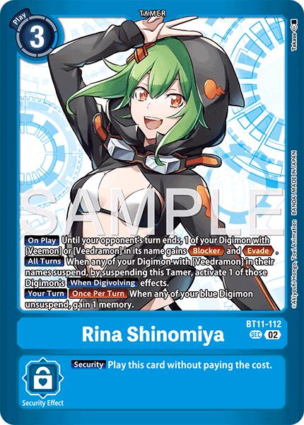 Rina Shinomiya [BT11-112] [Limited Card Pack -Final Crest-] | Total Play