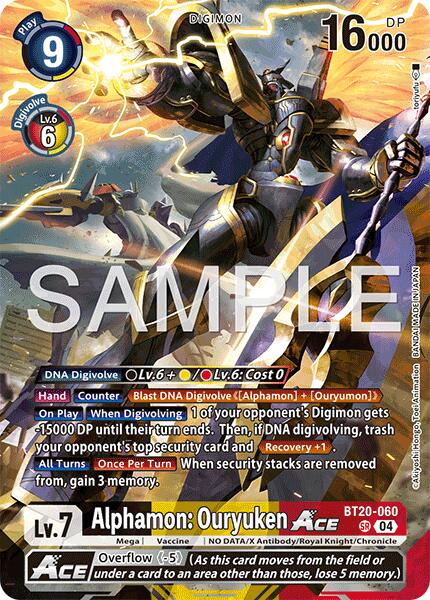 Alphamon: Ouryuken ACE [BT20-060] [Limited Card Pack -Final Crest-] | Total Play