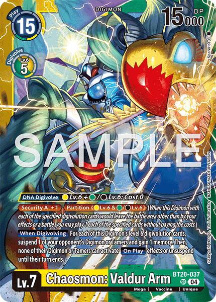 Chaosmon: Valdur Arm [BT20-037] [Limited Card Pack -Final Crest-] | Total Play