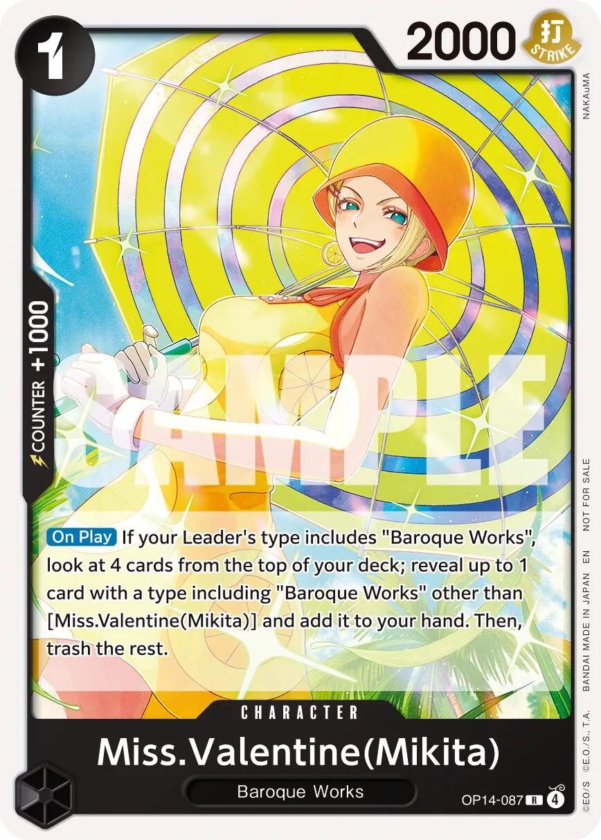 Miss.Valentine(Mikita) (Tournament Pack 2026 Vol. 3) [One Piece Promotion Cards] | Total Play