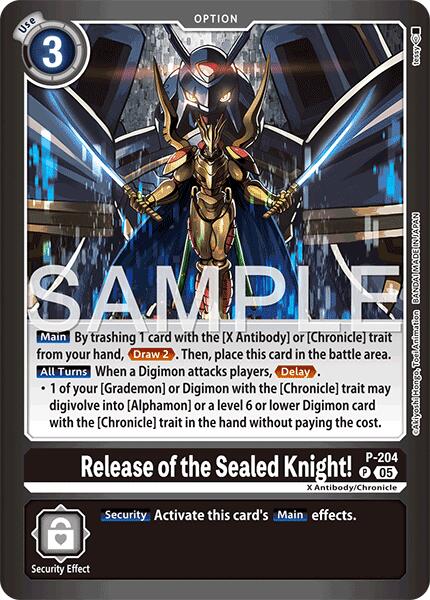 Release of the Sealed Knight! [P-204] [Limited Card Pack -Final Crest-] | Total Play