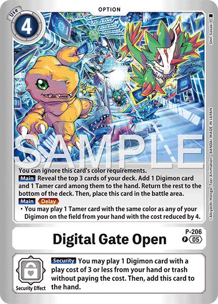 Digital Gate Open [P-206] [Limited Card Pack -Final Crest-] | Total Play