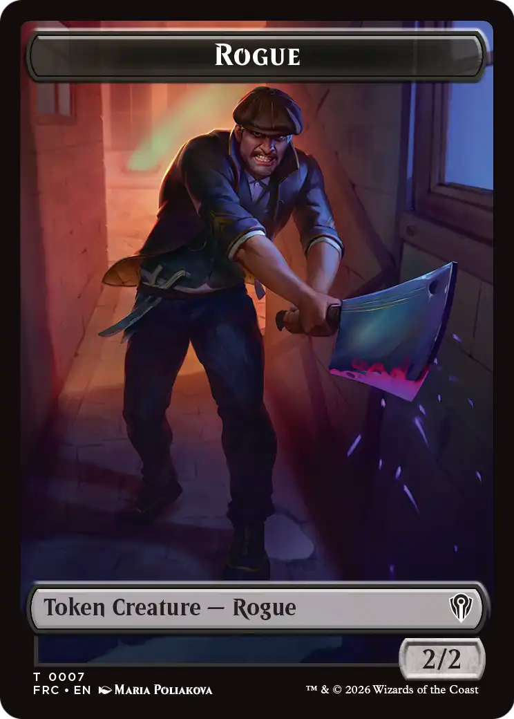 Insect // Rogue Double-Sided Token [Reality Fracture Commander Tokens] | Total Play