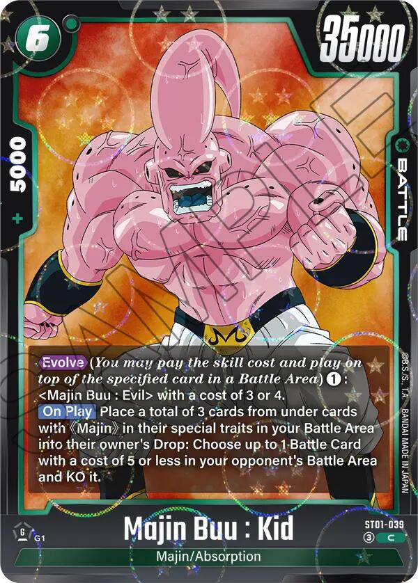 Majin Buu : Kid (ST01-039) (Dragon Ball Pattern) [Story Booster 01] | Total Play