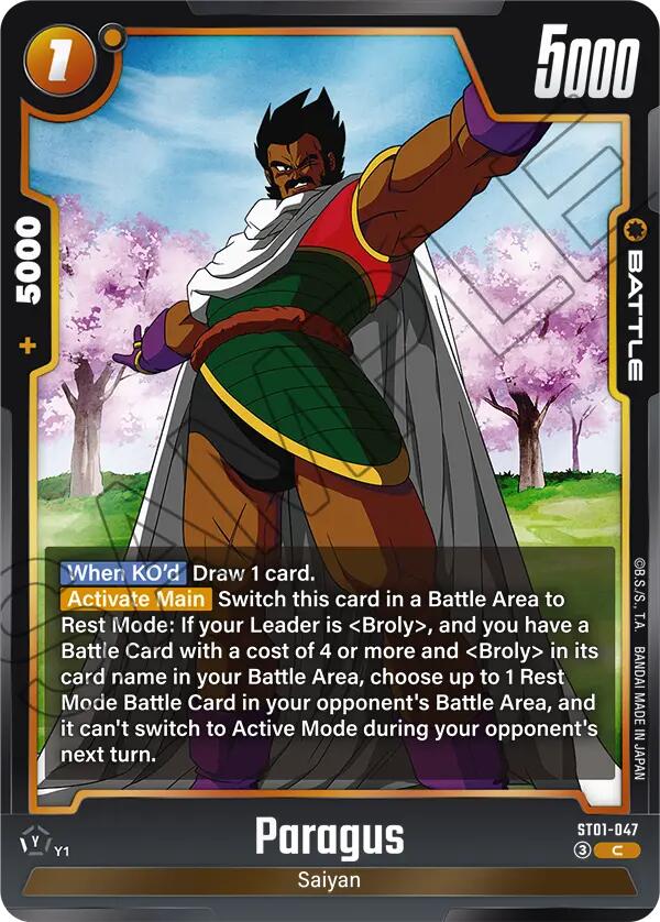 Paragus [Story Booster 01] | Total Play