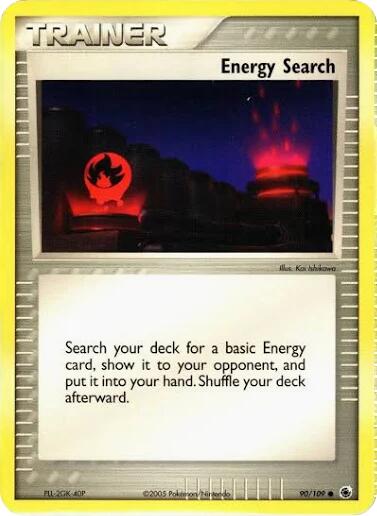 Energy Search (90) (Deck Exclusive) [EX: Ruby & Sapphire] | Total Play