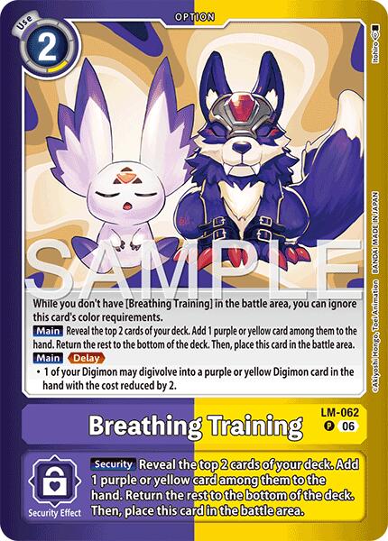 Breathing Training [LM-062] [Limited Card Pack -Final Crest-] | Total Play