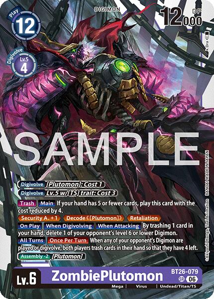 ZombiePlutomon [BT26-079] [Timeless Bonds] | Total Play