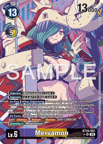 Mervamon [BT26-081] (Alternate Art) [Timeless Bonds] | Total Play