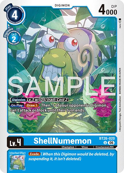 ShellNumemon [BT26-020] [Timeless Bonds] | Total Play