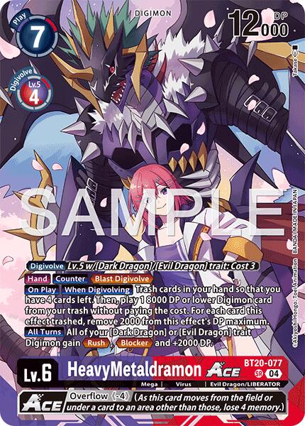 HeavyMetaldramon ACE [BT20-077] [Limited Card Pack -Final Crest-] | Total Play