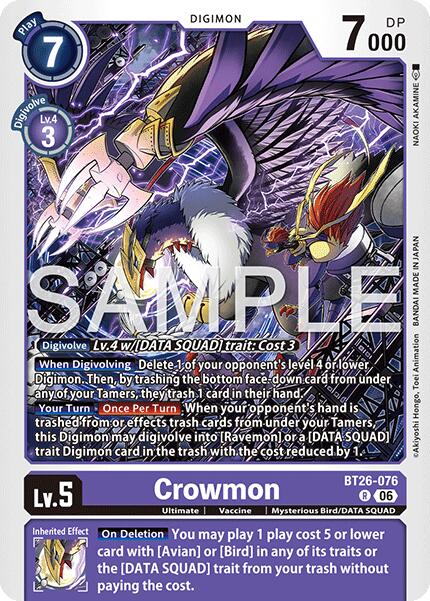 Crowmon [BT26-076] [Timeless Bonds] | Total Play