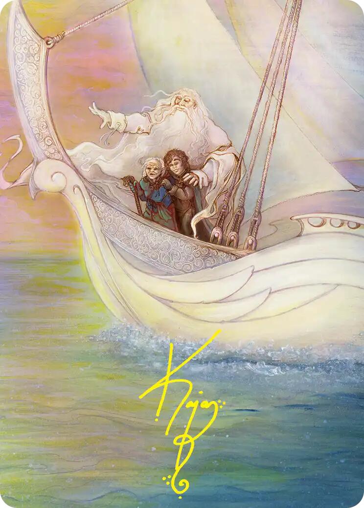 Dawn of a New Age Art Card (Gold-Stamped Signature) [The Hobbit Art Series] | Total Play