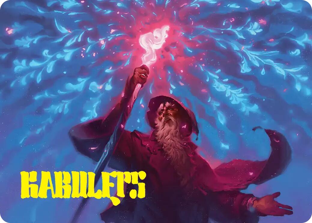 Wizard's Staff Art Card (Gold-Stamped Signature) [The Hobbit Art Series] | Total Play