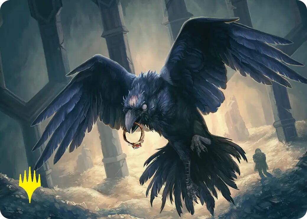 Most Decrepit Old Bird Art Card (Gold-Stamped) [The Hobbit Art Series] | Total Play