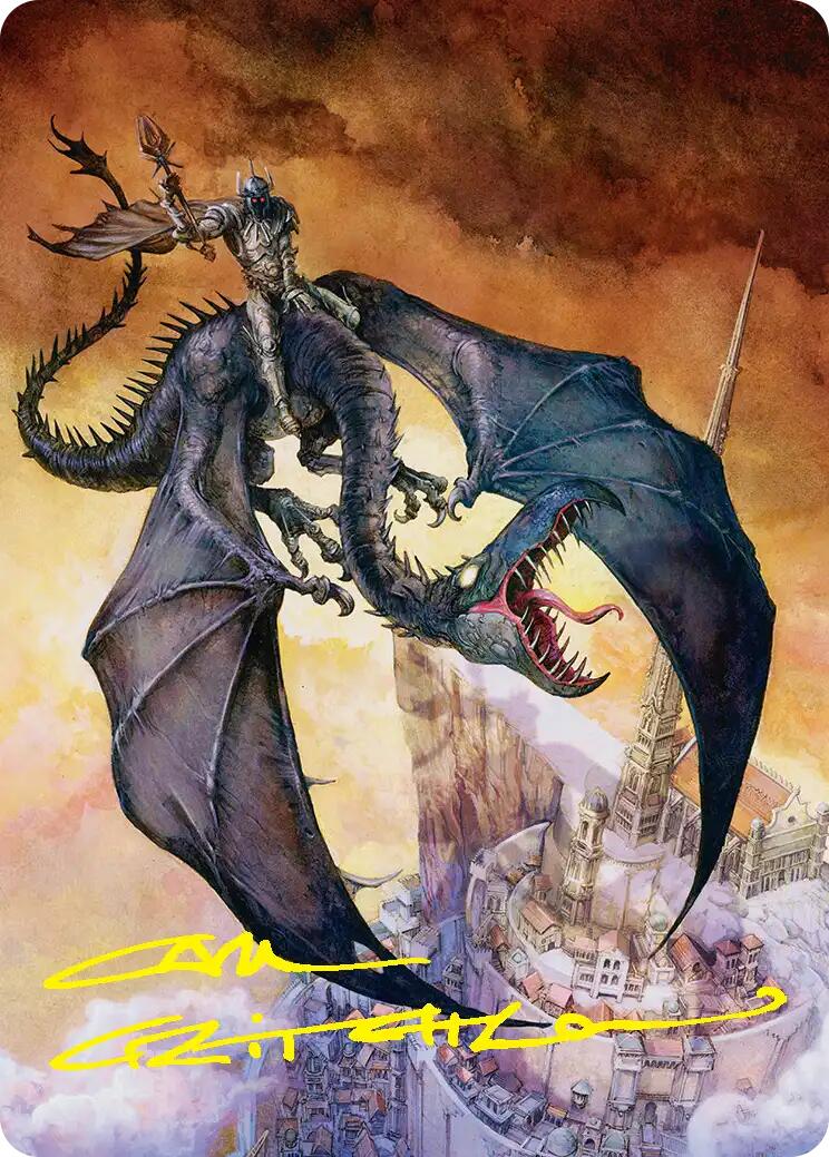 Witch-king, Bringer of Ruin Art Card (Gold-Stamped Signature) [The Hobbit Art Series] | Total Play