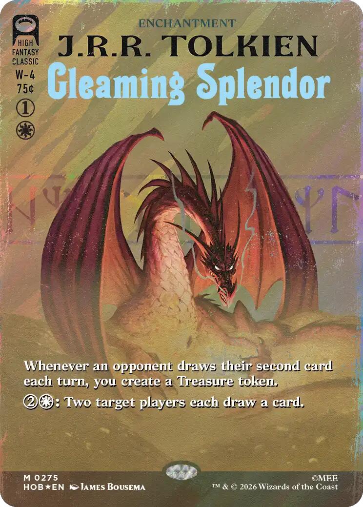 Gleaming Splendor (Borderless) (Surge Foil) [The Hobbit] | Total Play