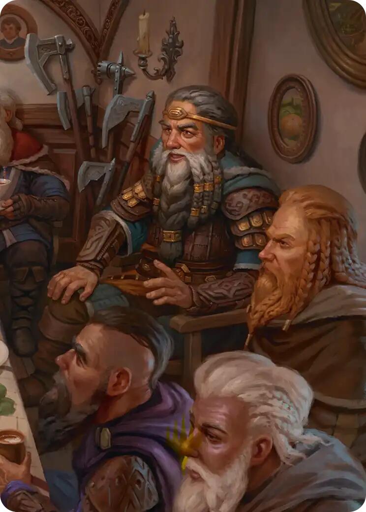 Thorin, King of Durin's Folk Art Card (3/12) [The Hobbit Art Series] | Total Play