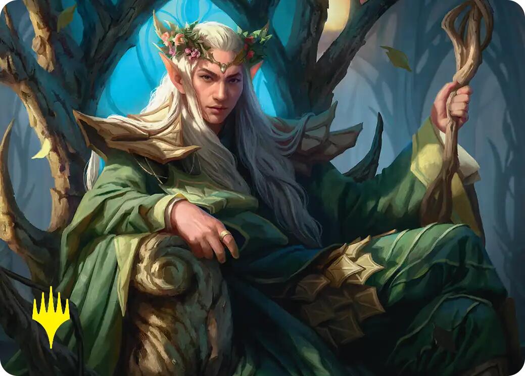 Thranduil, the Elvenking Art Card (Gold-Stamped) [The Hobbit Art Series] | Total Play