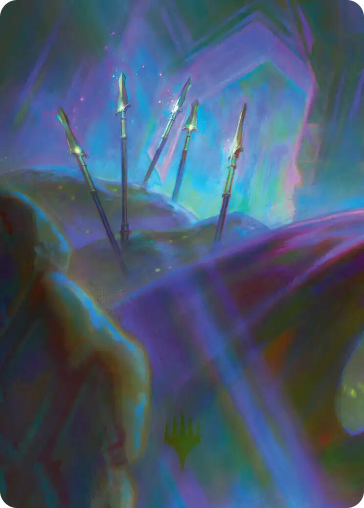 Long-Lost Lances Art Card (7/12) [The Hobbit Art Series] | Total Play