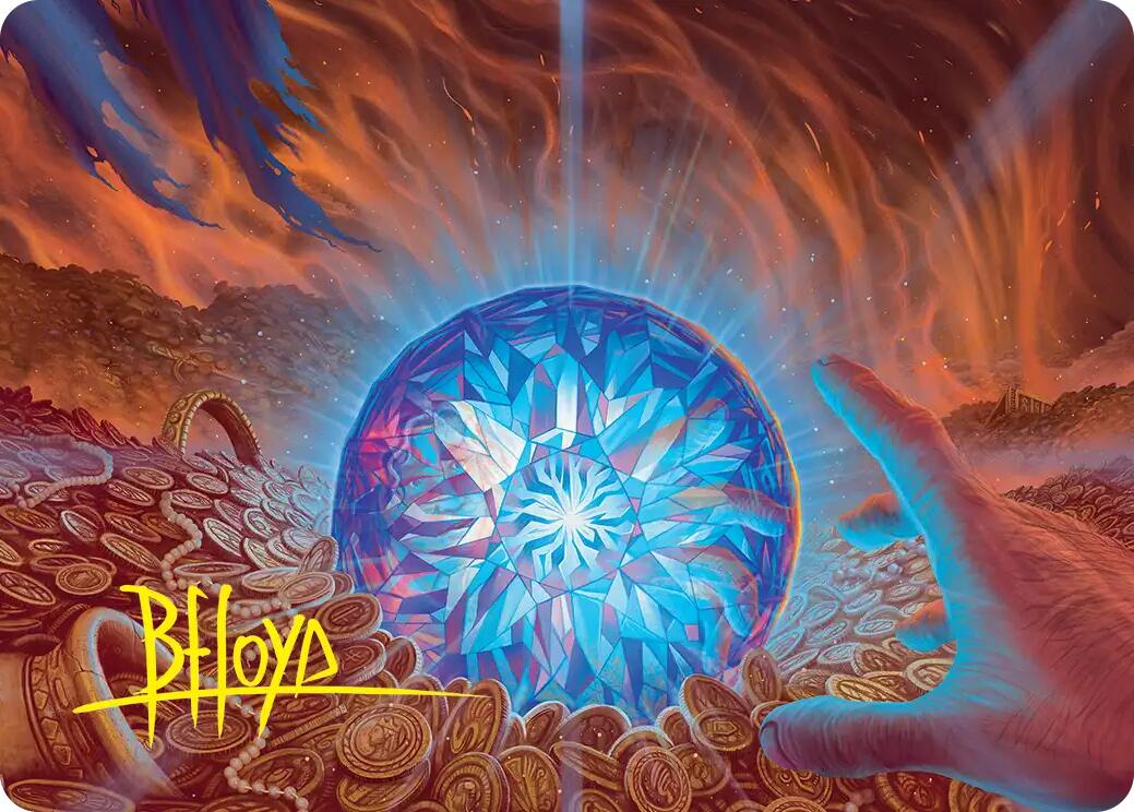 The Arkenstone Art Card (Gold-Stamped Signature) [The Hobbit Art Series] | Total Play