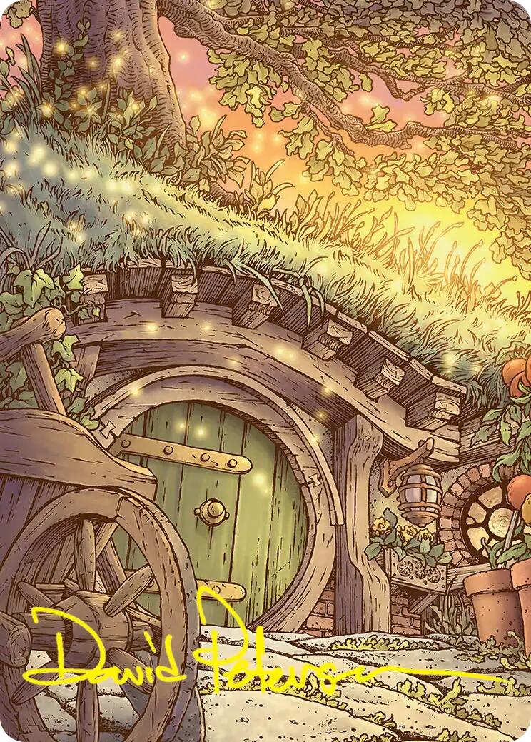 Plains (Summer) Art Card (Gold-Stamped Signature) [The Hobbit Art Series] | Total Play