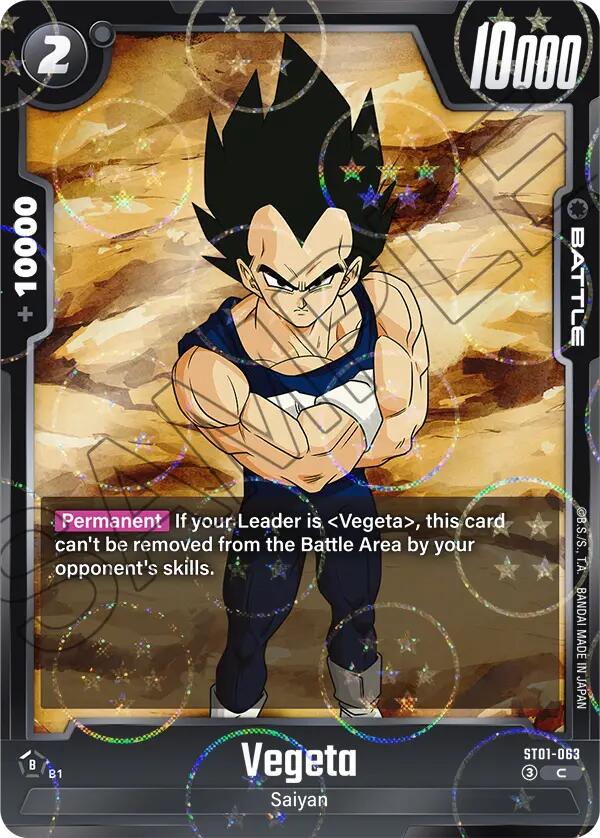 Vegeta (ST01-063) (Dragon Ball Pattern) [Story Booster 01] | Total Play