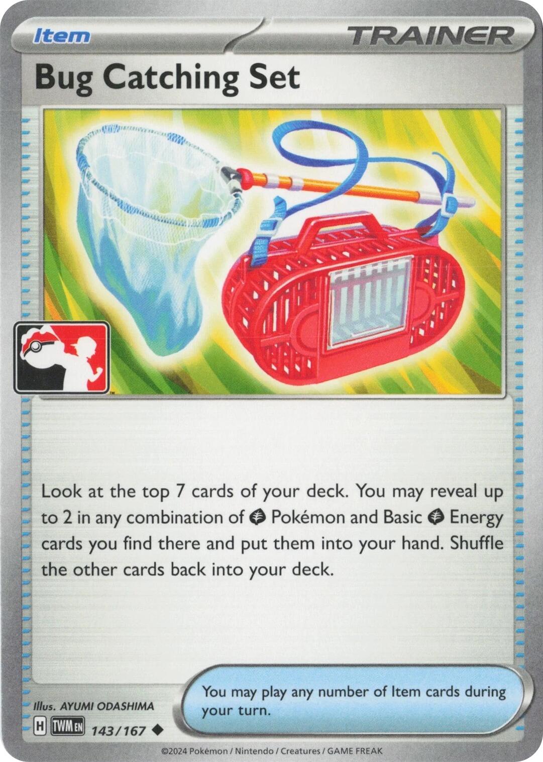 Bug Catching Set (143/167) (Left Stamp) [Prize Pack Series Seven] | Total Play